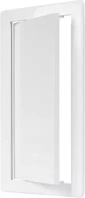 6" X 12" White Plastic Access Panel. Service Shaft Door Panel. Plumbing