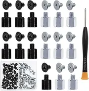 Zmbroll M2 Motherboard Standoffs Notebook Computer Screw 80Pcs M.2 SSD Mounting Screws M3 x 6+3 Standoff for MSI Motherboard Black and Silver Screws
