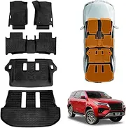 X-CAR 3D Floor Mats Boot Liner for Toyota Fortuner 2015-2025 All Weather Heavy Duty Cargo Car Trunk Luggage Tray