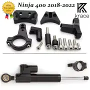 For Kawasaki Ninja 400 Z400 2018-2022 CNC Steering Damper Mounting Bracket Kit