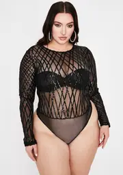 Her Complicated Crush Sequin Bodysuit