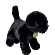 Aurora Miyoni Black Labrador Puppy Dog Plush Stuffed Animal 2021 9"