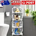 4 Tiers Bathroom Cabinet Corner Shelf Toilet Shower Cupboard Storage Rack New