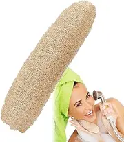 Loofah Sponge - Natural Loofah Body Sponge Scrubber | Natural Body Scrubber Back Scrubber Cleaning Brush Pouf, Bathing Accessories for Scrubbing Pet Grooming