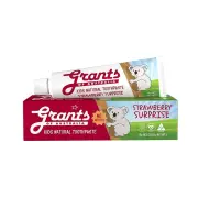 Grants of Australia Kids Natural Toothpaste Strawberry Surprise 75g