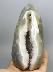1.8lb Agate Geode! NATURAL CARNELIAN CRYSTAL QUARTZ Geode Agate Reiki Health