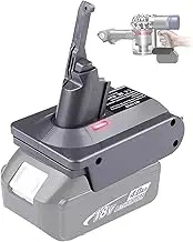 Upgrade 2 in 1 for Dyson V7+V8 Battery Adapter Replacement, for Makita 18V Battery Work for Dyson V7/V8 Series Vacuum Cleaner