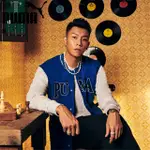 PUMA 外套 基本系列 SQUAD 寶藍灰 瘦子 棒球外套 男 67897117