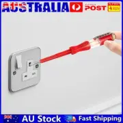 Portable Voltage Meter Neon Bulb Power Detector Measurement Tool (Red) AU