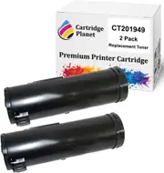 2-Pack Compatible Toner Cartridge for Fuji Xerox CT201949 (25000 Pages) for Fuji Xerox DocuPrint M455df P455d M455 P455