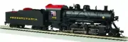 Bachmann 57909 HO PRR Baldwin 2-8-0 Steam Locomotive Standard DC #7746