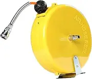 yuksok Retractable Air Hose Reel, Auto Rewind, Professional, Compact, Ceiling Wall Mount, Penumatic Hose Reel for Workshop, Garage
