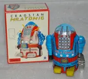 MR ATOMIC ROBOT WIND UP WALKING NEW IN THE BOX