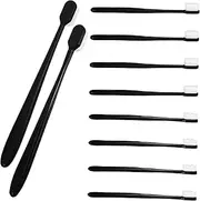 Ipetboom 10pcs Nano Bristle Toothbrush for Adults Ergonomic Grip Design for Sensitive Teeth Gums for Pregnant Women Elderly