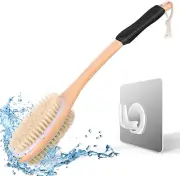 KIPRITII Ergonomically Back Scrubber for Shower,Double-Sided Back Long Handle We