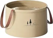 Water Bucket – PVC Foldable Buckeet with Space-Saving Design | Buucket for Easy Storage | Car Wash Buccket Ideal for Camping, Fishing, Gardening & Outdoor Cleaning Tasks