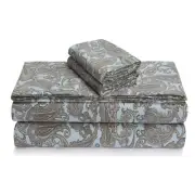 100% Cotton King Flannel Bed Sheet Set, Ultra-Soft Portuguese Flannel Sheets,...