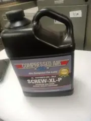 Screw-xl-p, Compressor Oil, For Reciprocating Air Compressors 1 Gallon 9112