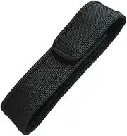 Flashlight Hosts, Service Belt Flashlight Holder | Flashlight Showcase Holder for Belt - Heavy Duty Nylon Flash Light Torch Pagure for Security