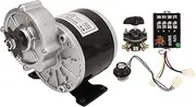 XIASABA 12V 500W Speed Control Knob with Reverse Switch Controller and 12V 350W Gear Reduction Electric Motor High Power 4 Piece Set with Video