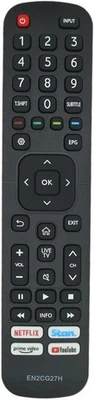 EN2CG27H Remote Control Replacement for Hisense TV 43S4 50S5 55R5 50R5 58R5 65R5