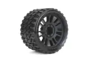 Power Hobby - 1/8 mT 4.0 Prophet Belted Mounted Tires w/Removable Hex Wheels