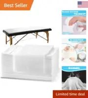 Disposable Massage Table Set - 30 Pcs Non-Woven Fabric Sheets for Spa & Beaut...