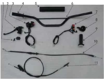 RPS Hawk 250 dlx Throttle Cable (#10 in Diagram)