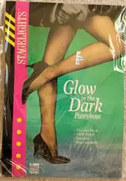 Vintage Stagelights Spiderweb Glow in the Dark Pantyhose OSFA (sealed)