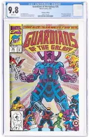 Guardians of the Galaxy #25 Collector CGC 9.8 White Page GALACTUS Silver Surfer
