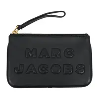 在飛比找momo購物網優惠-【MARC JACOBS 馬克賈伯】質感皮革立體浮雕logo