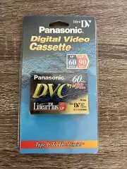 Panasonic Mini DV Digital Video Cassette DVC SP 60 min Linear Plus LP 90min NEW