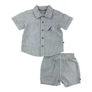 Nautica Infant Boys 2-Piece Short Set Size 12M , 18M, 24M