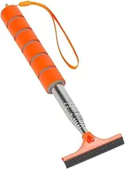 MOLUCKFU Car Rearview Mirror Wiper Window Squeegee Tool Long Handle Windshield Cleaner Fashionable Design Easy to Use