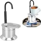 Aluminum Alloy 1 Cup Coffee Pot Italian Coffee Machine Outdoor Camping