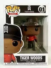 Funko Pop! Golf - Tiger Woods #01 Vinyl Figure + Pop Protector