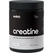 New Switch Nutrition Creatine Unflavoured 500g 100% Pure Creatine Monohydrate