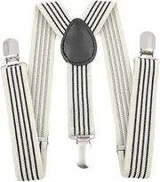 [rockible] Kids Suspenders Y Shape Braces Elastic Band Comfortable Tuxedo Suspenders Pants Suspender for Baby, Dance Costume Cosplay