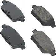 BOSCH BE1161H Blue Ceramic Disc Brake Pad Set - Compatible With Select Ford Fusion; Lincoln MKZ, Zephyr; Mazda 6; Mercury Milan; REAR