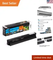 T5 UVB Lighting Combo Kit, Reptile Light Fixture with UVB 10.0 Fluorescent Tu...