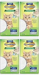4 x Ezi Lockodour Cat Litter System Absorbant Cat Pads 4 Pack