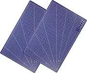 2pcs Craft Cutting Mats Double-Sided Pp Material Non-Skid for Engraving Scrapbooking Projects