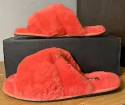 Sorel Women's Sorel Go - Mail Run Fluffy Slide Slippers - Blush Pink Sz 11