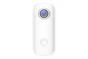 SJCAM C100+ Mini Action Camera 4K 30fps Video Digital Camera 30M Waterproof ic Body Built-in Rechrageable Battery WiFi Connection APP Sharing with Waterproof Case Back Clip Lanyard