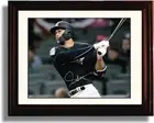 Framed 8x10 Giancarlo Stanton"HR Swing" Autograph Replica Print