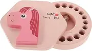 VICASKY Box Wooden Tooth Keepsake Box for Multifunctional Tooth Storage with Cute Design for Storing Lost and Mementos present for Birthdays and Showers