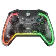 BIGBIG WON Rainbow Lite Wired Game Controller, RGB Light, Custom Buttons, Compatible with Switch / Windows 10 & 11 PC