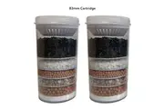 2x 5 Stage Water Filter Replacement - Mineral Carbon Cartridge -8 Stage Purifier