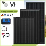 12V 200W 250W 300W 350W 400W 440W 475W 500W 590W Full Black Mono Solar Panel AU