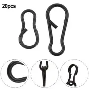 20X/lot Fishing Snap Clips Speed Links Swivel Hook Snap Carp Terminal Tackle Set